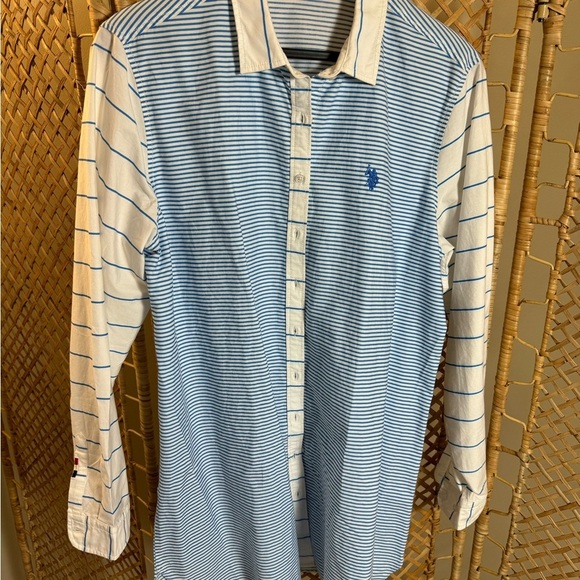 U.S. Polo Button Down Shirt Tunic - Picture 10 of 10